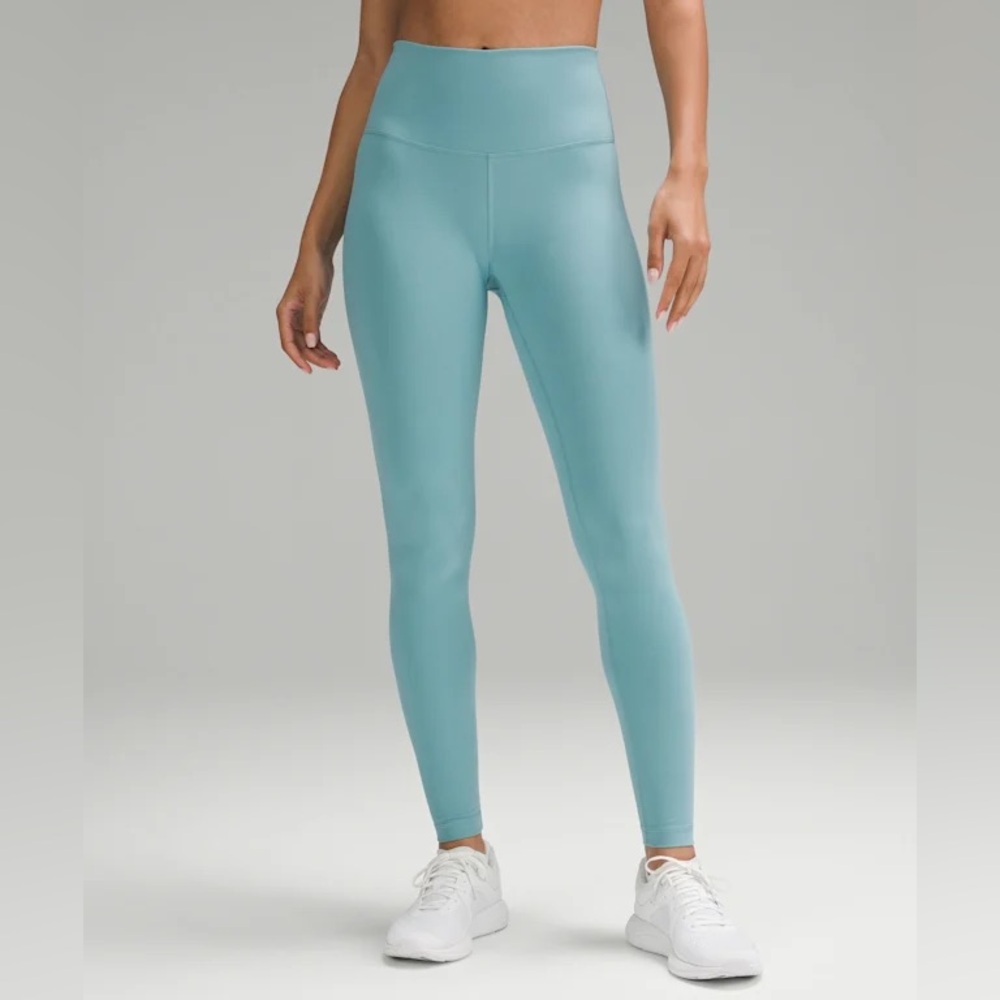 Lululemon Wunder Train HR Tight 28” Tidal Teal Size 4
